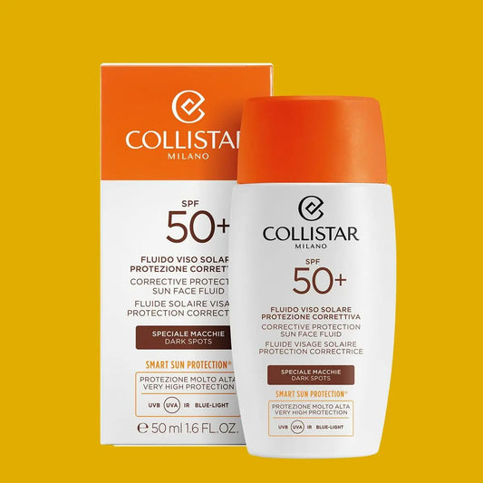 Facial Sun Cream Collistar PERFECT TANNING Spf 50 Spf 50+ 50 ml Anti-stain Collistar