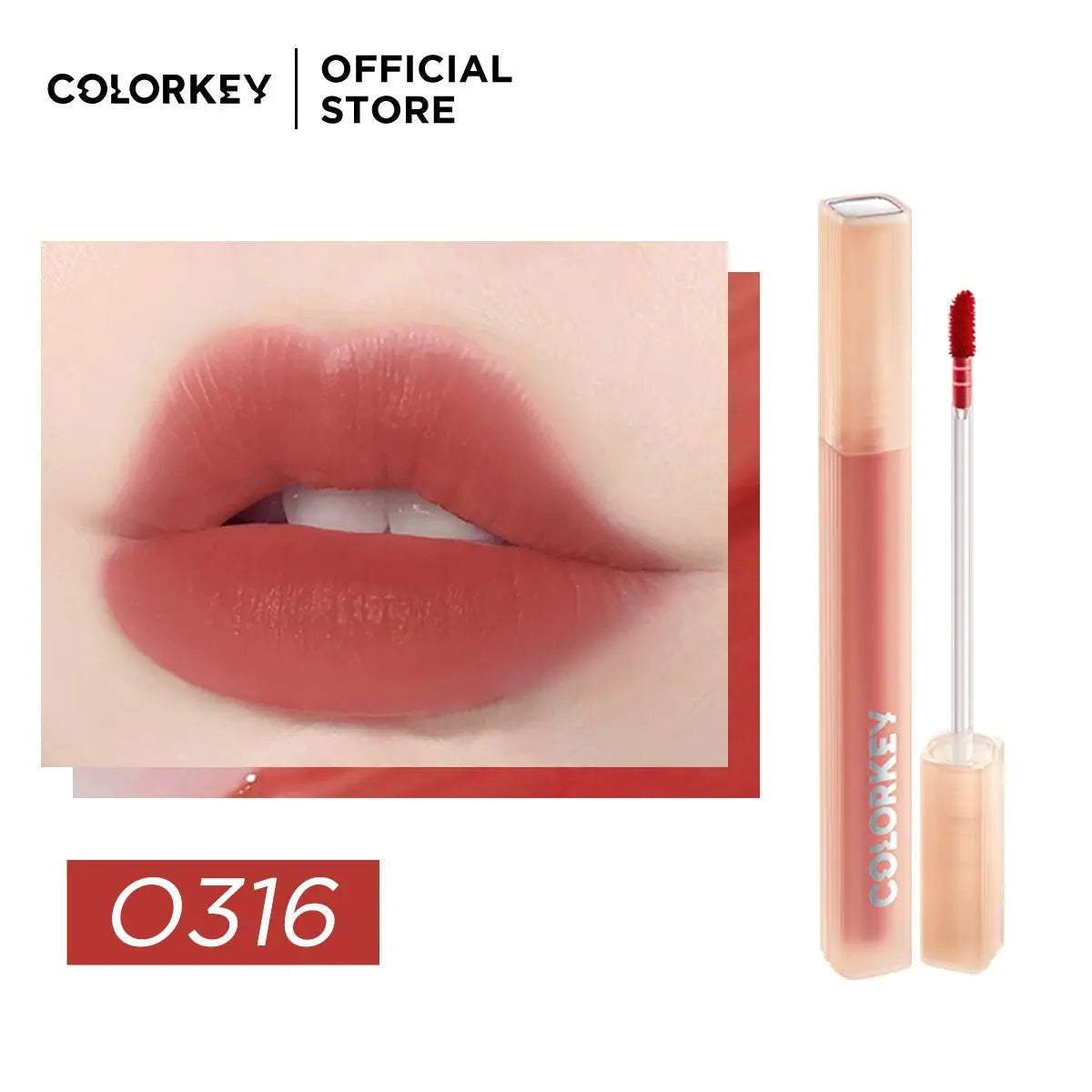Soft Matte Water Tint O316 Orange Colorkey