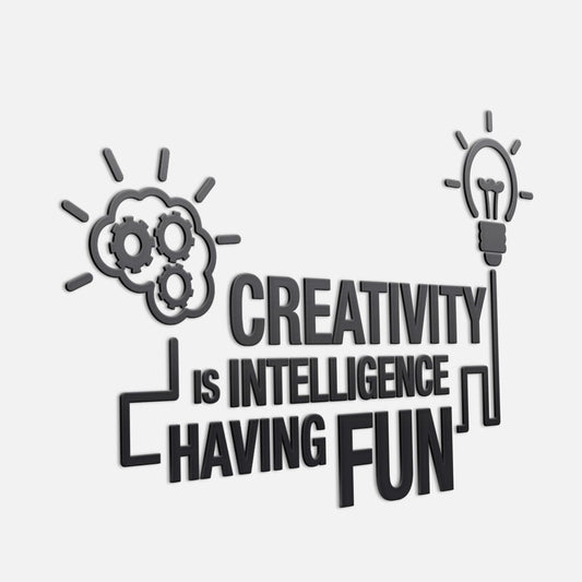 Intelligence Having Fun 3D Office Wall Decor-1