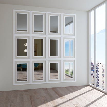 Rectangles Mirrors 3D Wall Panels-1