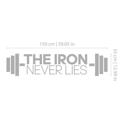The Iron Never Lies 3D Gym Decor-2