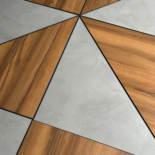 Dark Wood and Concrete Decorative Panels-1