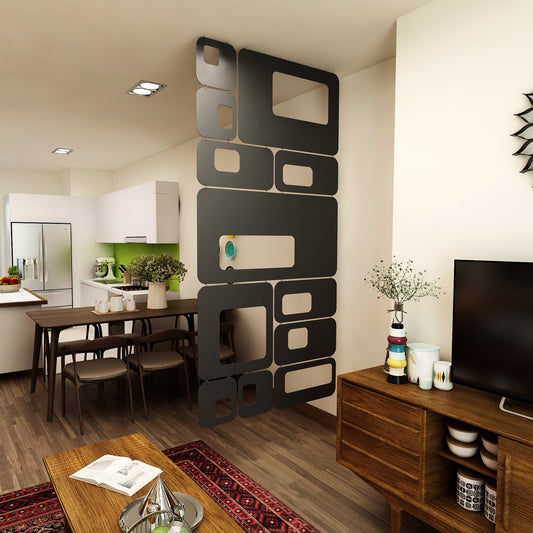 Retro 70s Decor Suspended Room Divider-1
