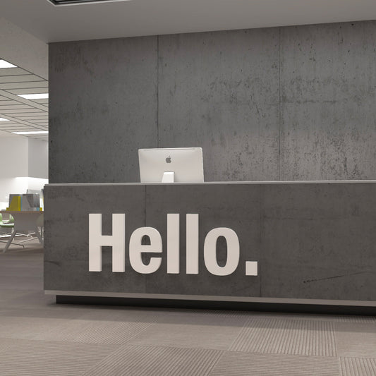 Hello Office Wall Decor 3D-0