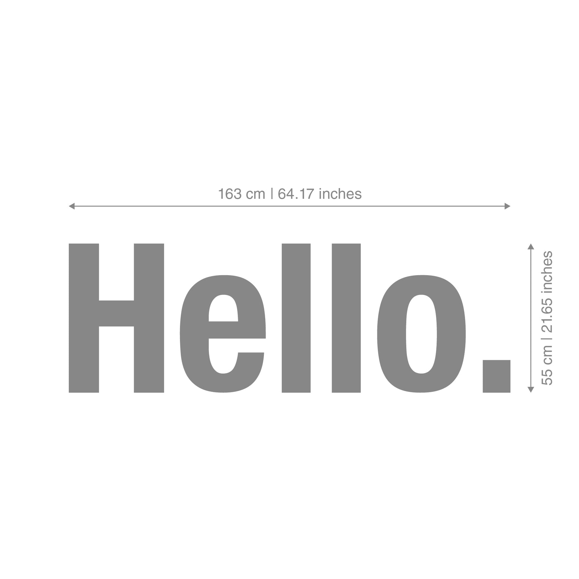 Hello Office Wall Decor 3D-2