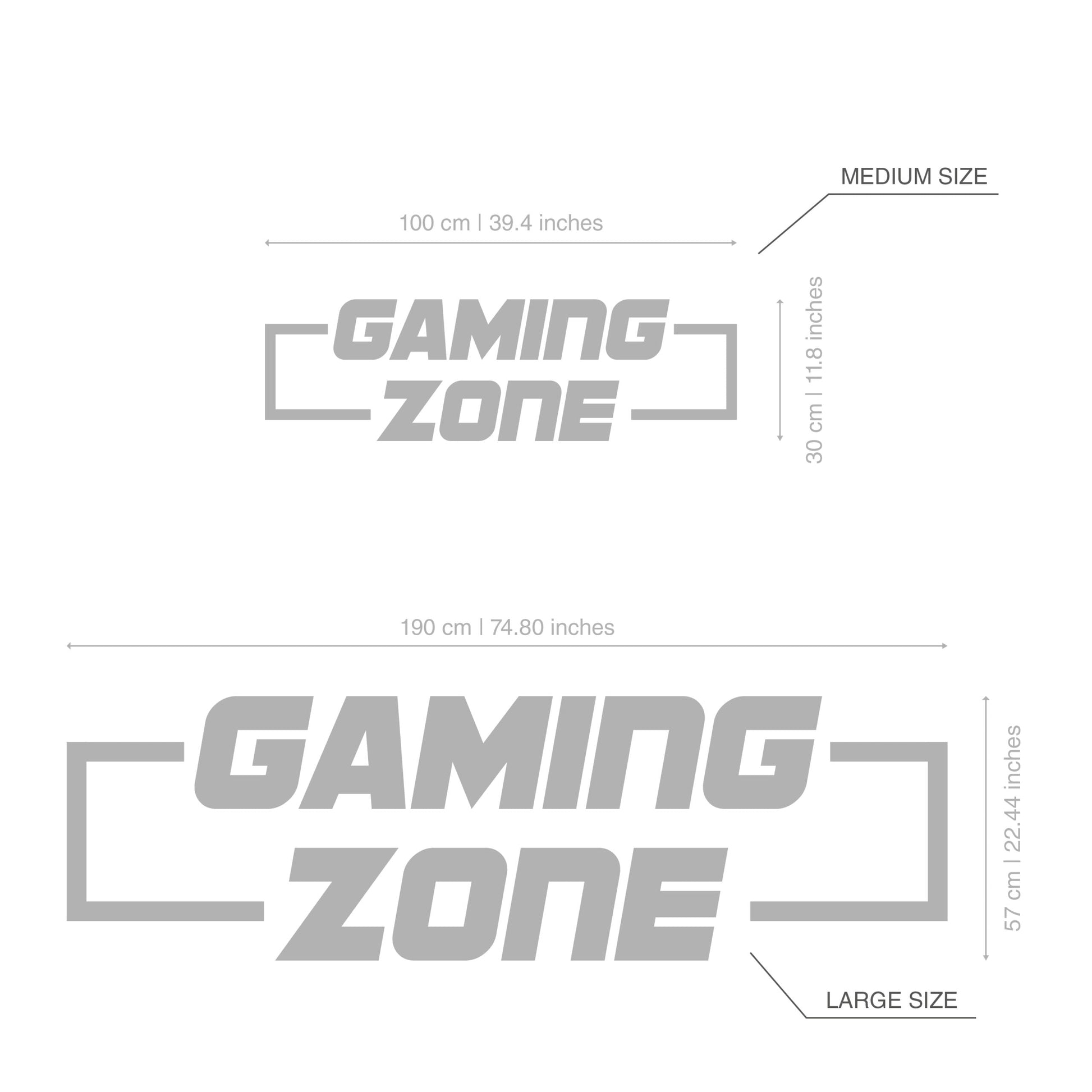 Gaming Zone 3D Sign-2