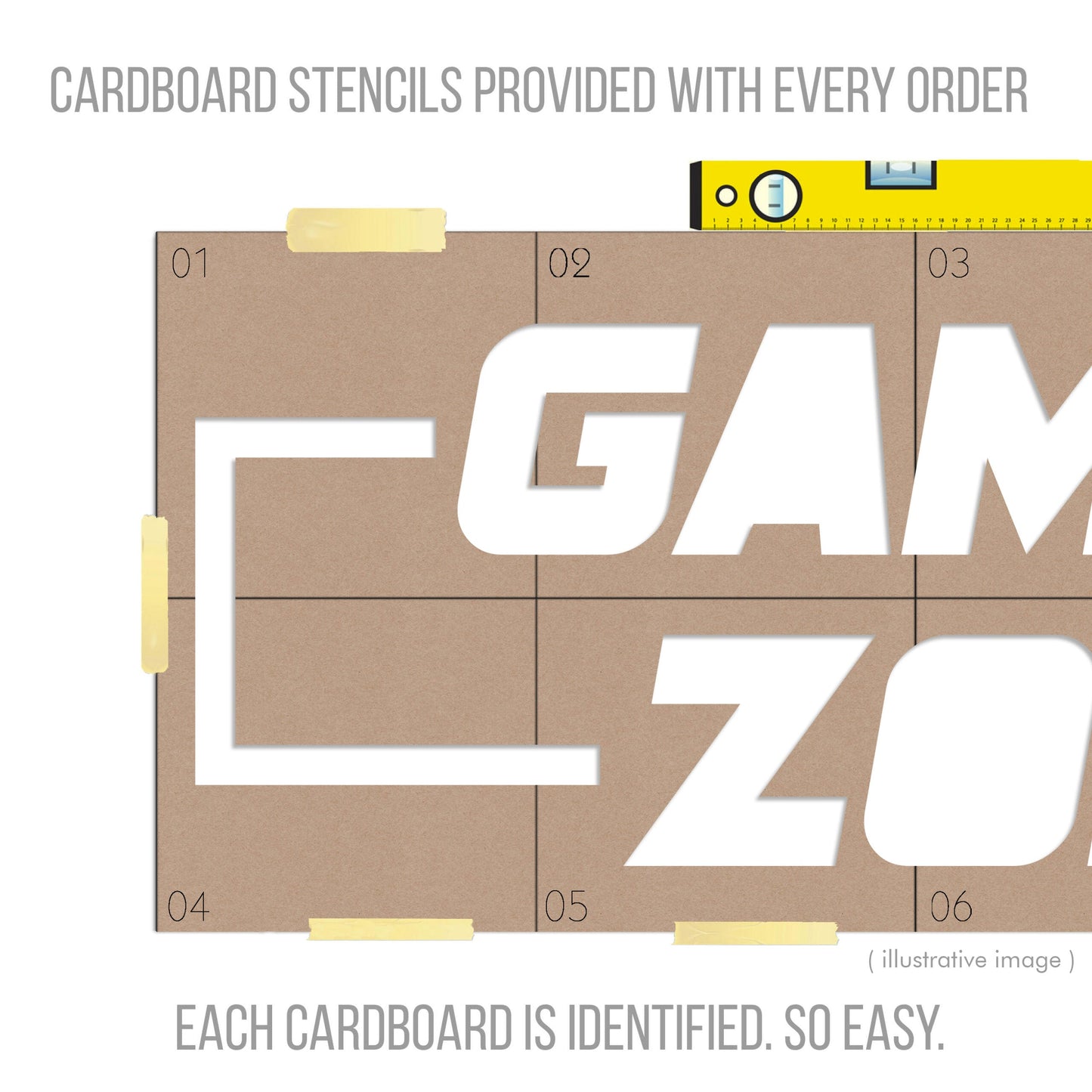 Gaming Zone 3D Sign-3