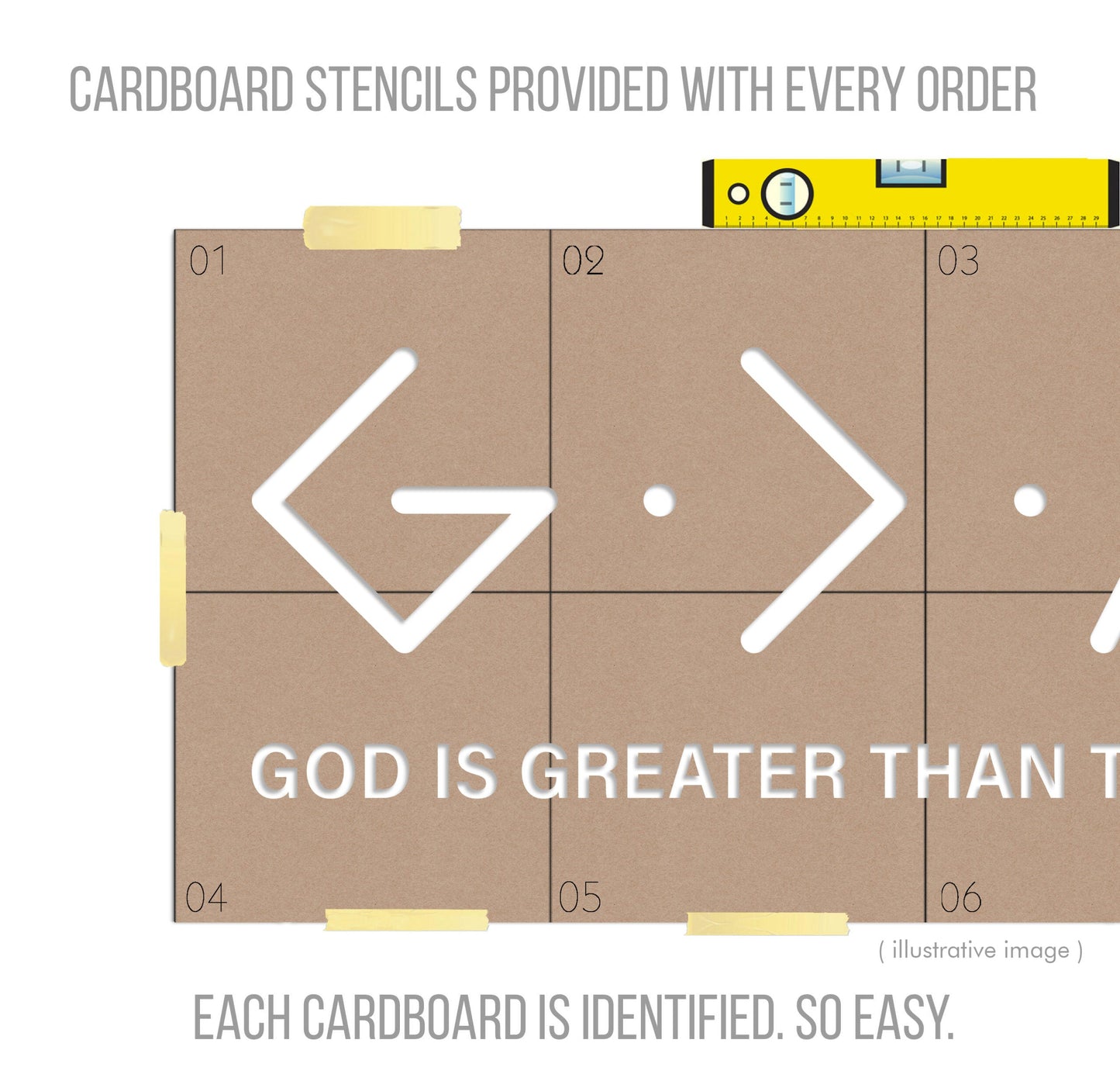 God is Greater than the Highs and Lows 3D Wall Decor-3