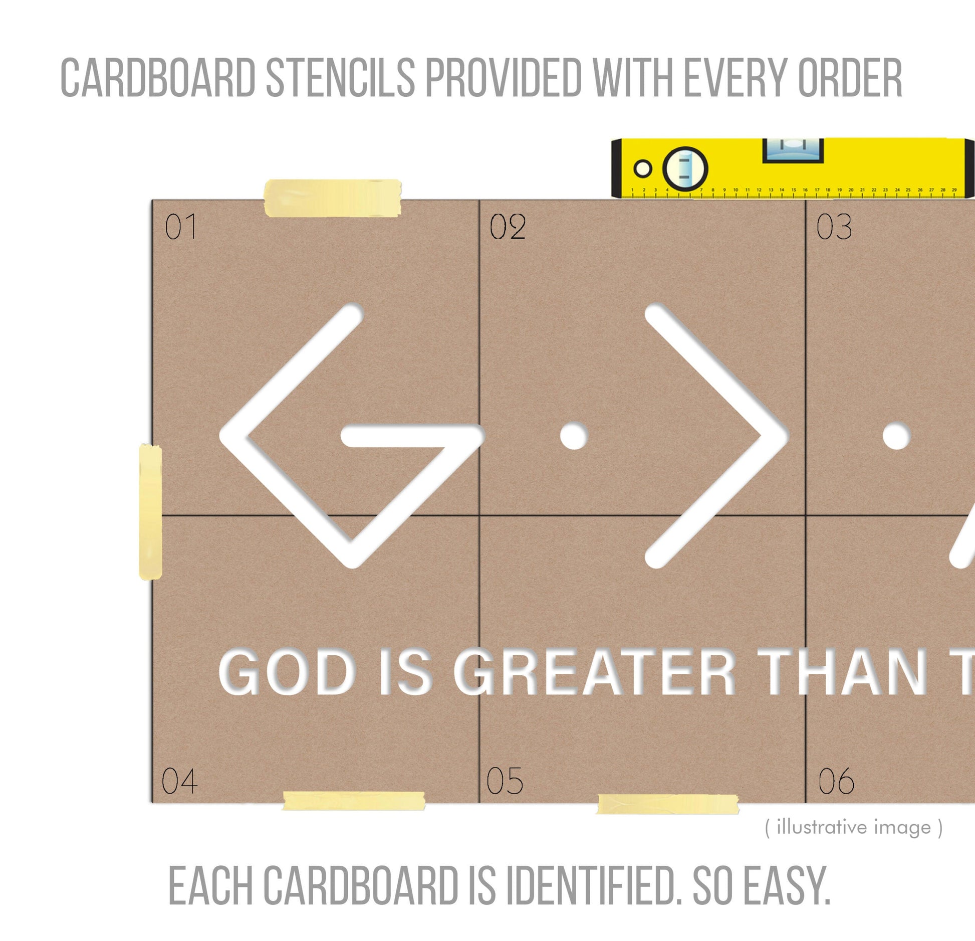 God is Greater than the Highs and Lows 3D Wall Decor-3