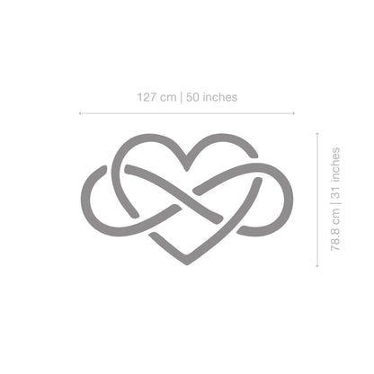 Infinity Heart 3D Wall Art-3