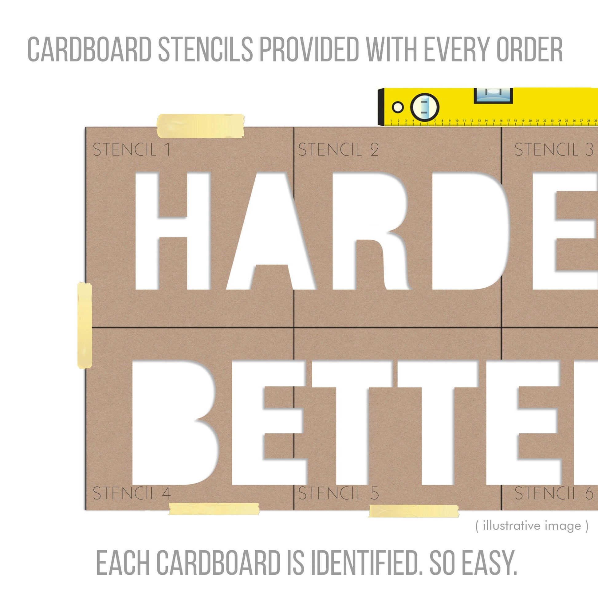 Harder, Better, Faster 3D Gym Wall Decor-3