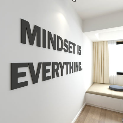 Mindset is Everything Wall Decor 3D-1