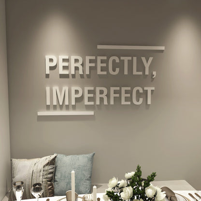 Perfectly Imperfect - 3D Office Wall Decor-0