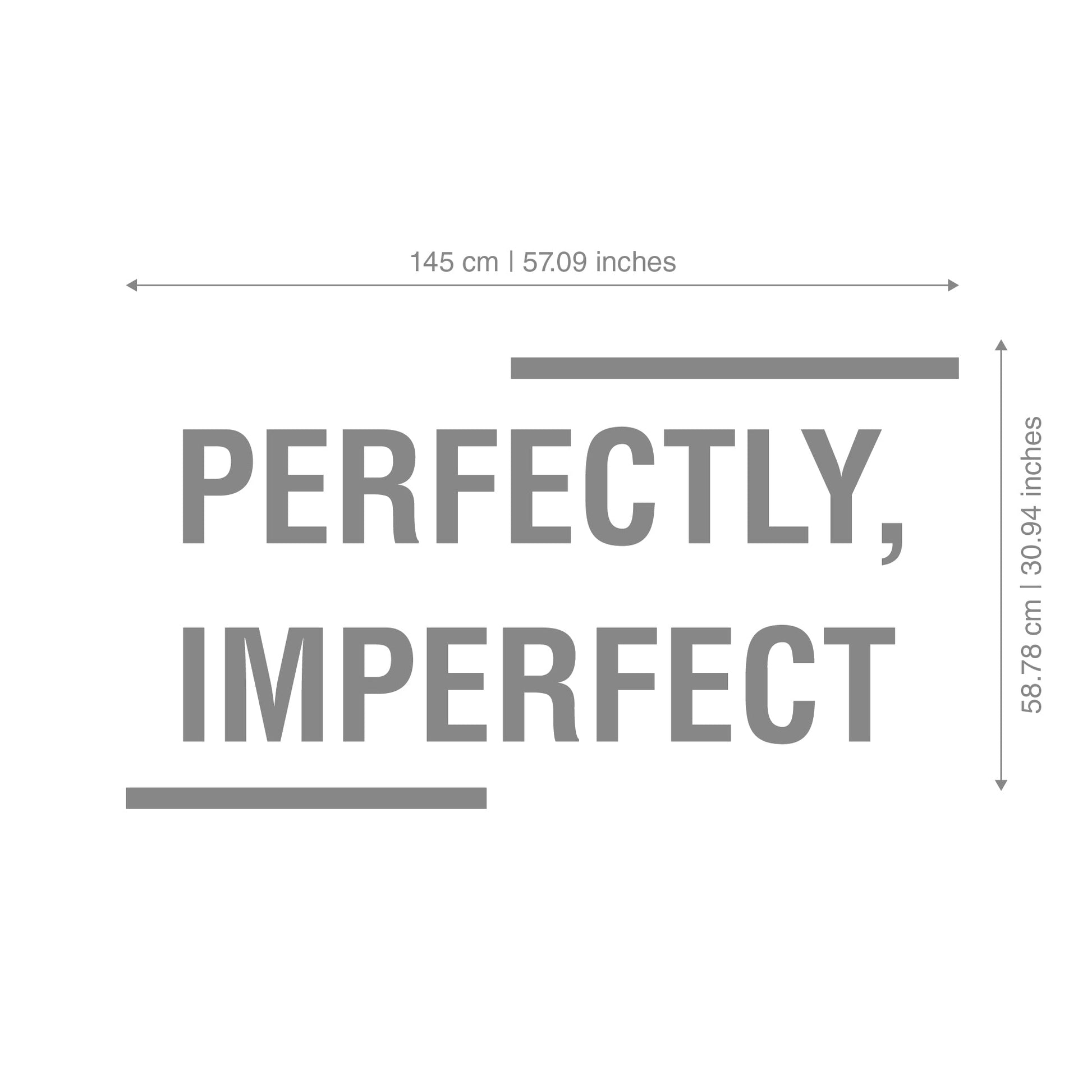 Perfectly Imperfect - 3D Office Wall Decor-3