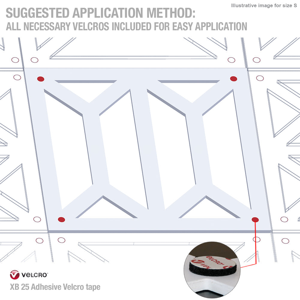Geometric Square Pattern 3D Panels-1