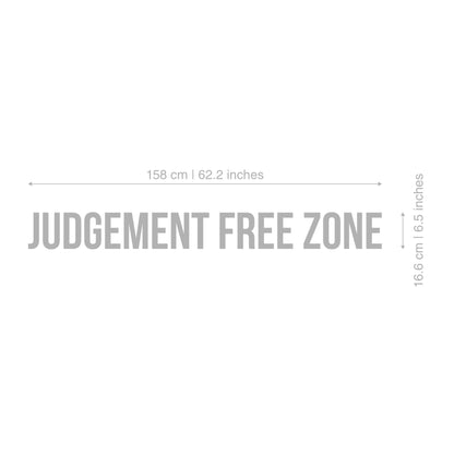 Judgement Free Zone 3D Gym Decor-2