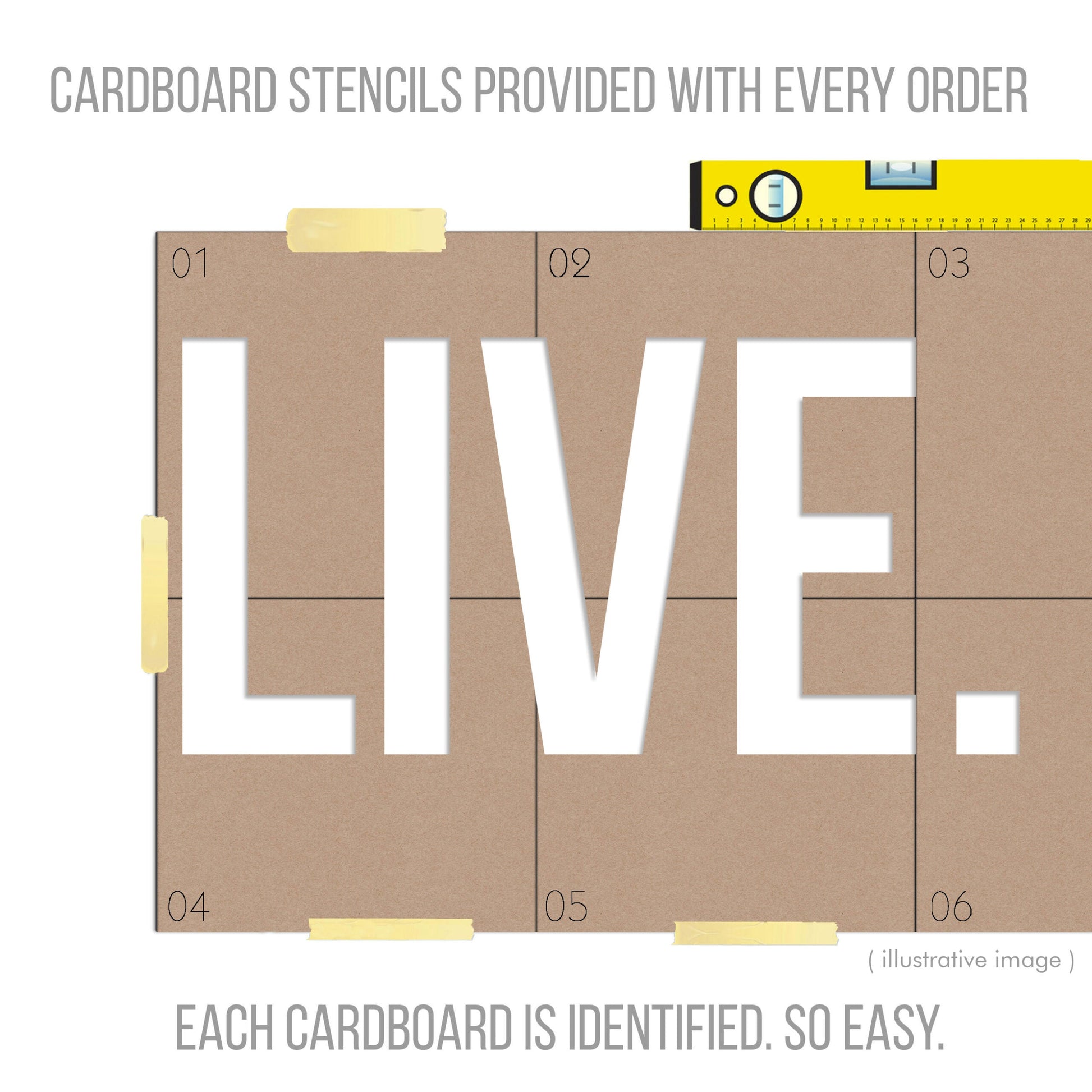 Live, Love, Lift 3D Gym Decor-4