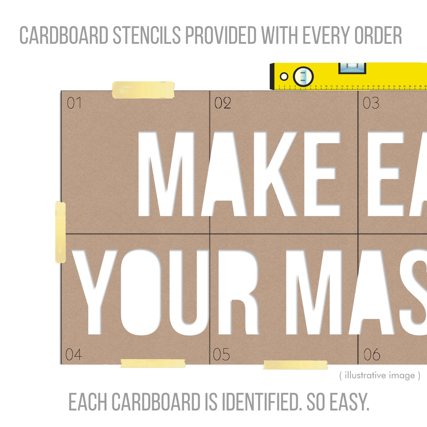 Make Each Day Your Masterpiece 3D Gym Decor-3