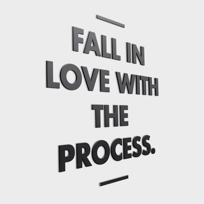 Love the Process 3D Office Wall Decoration-1