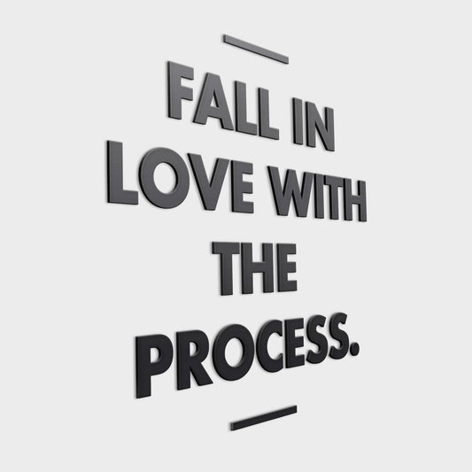Love the Process 3D Office Wall Decoration-1