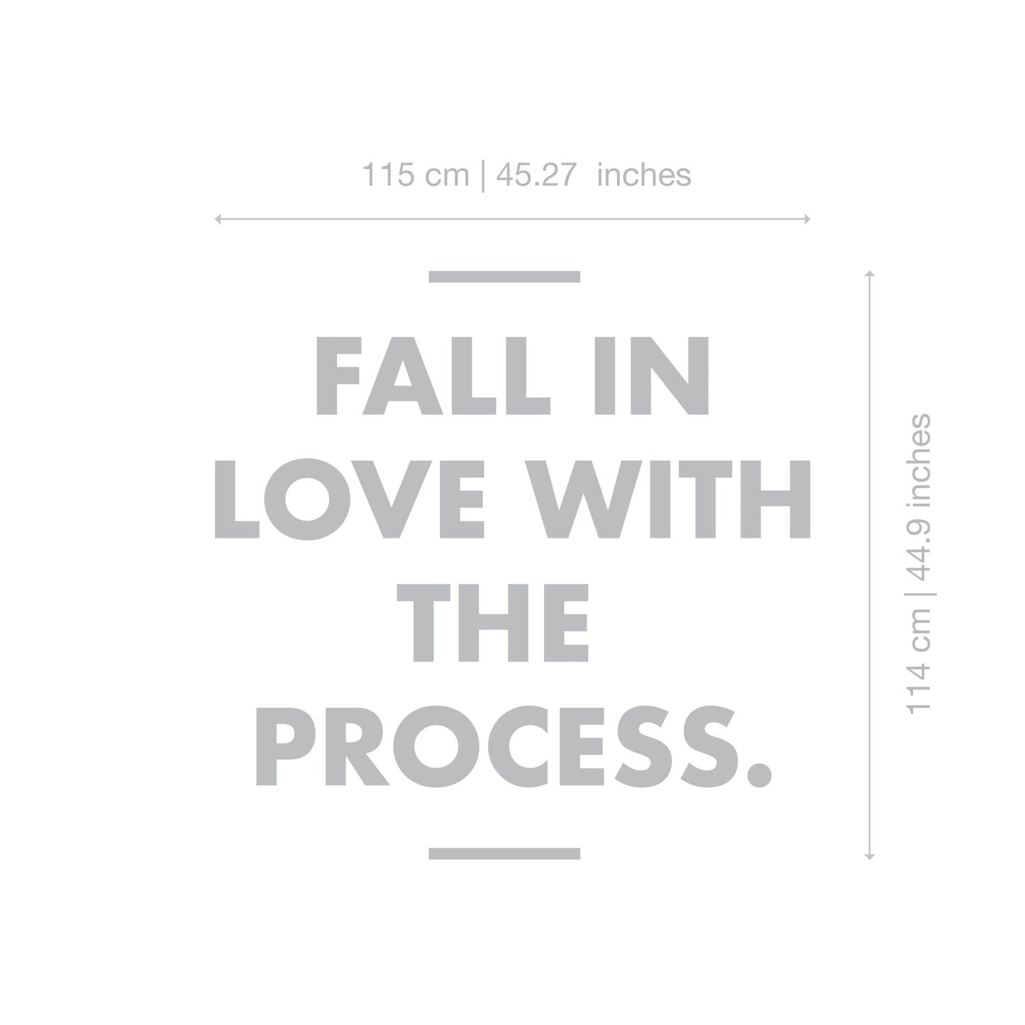 Love the Process 3D Office Wall Decoration-2