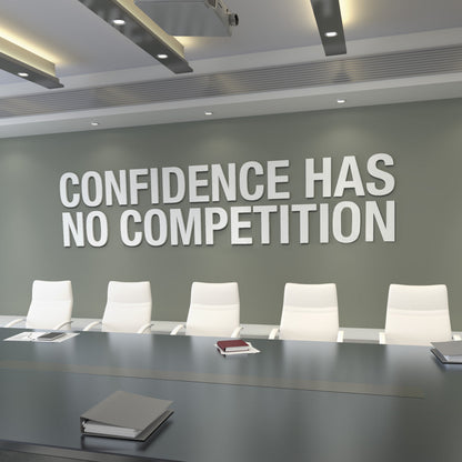 Confidence 3D Office Wall Decor-0