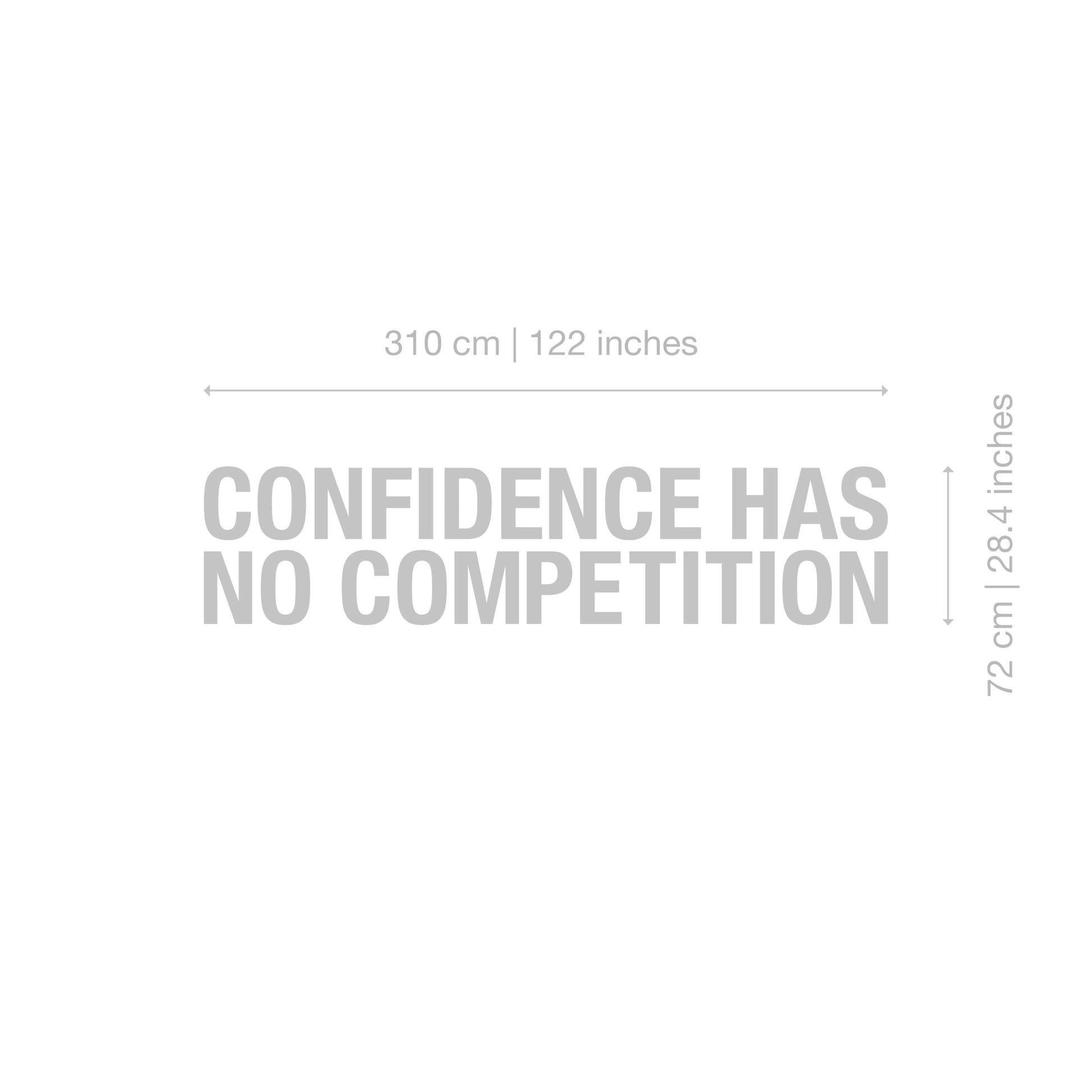 Confidence 3D Office Wall Decor-2