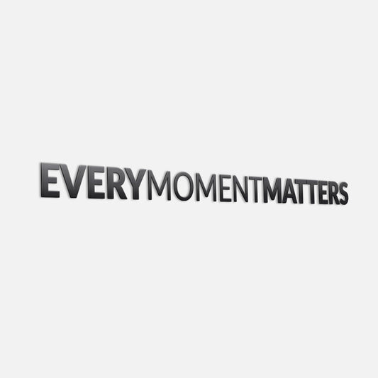 Every Moment Matters 3D Office Wall Decor-1
