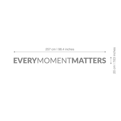 Every Moment Matters 3D Office Wall Decor-2