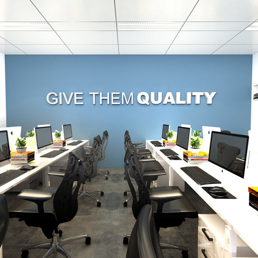 Give Them Quality 3D Office Decor-0