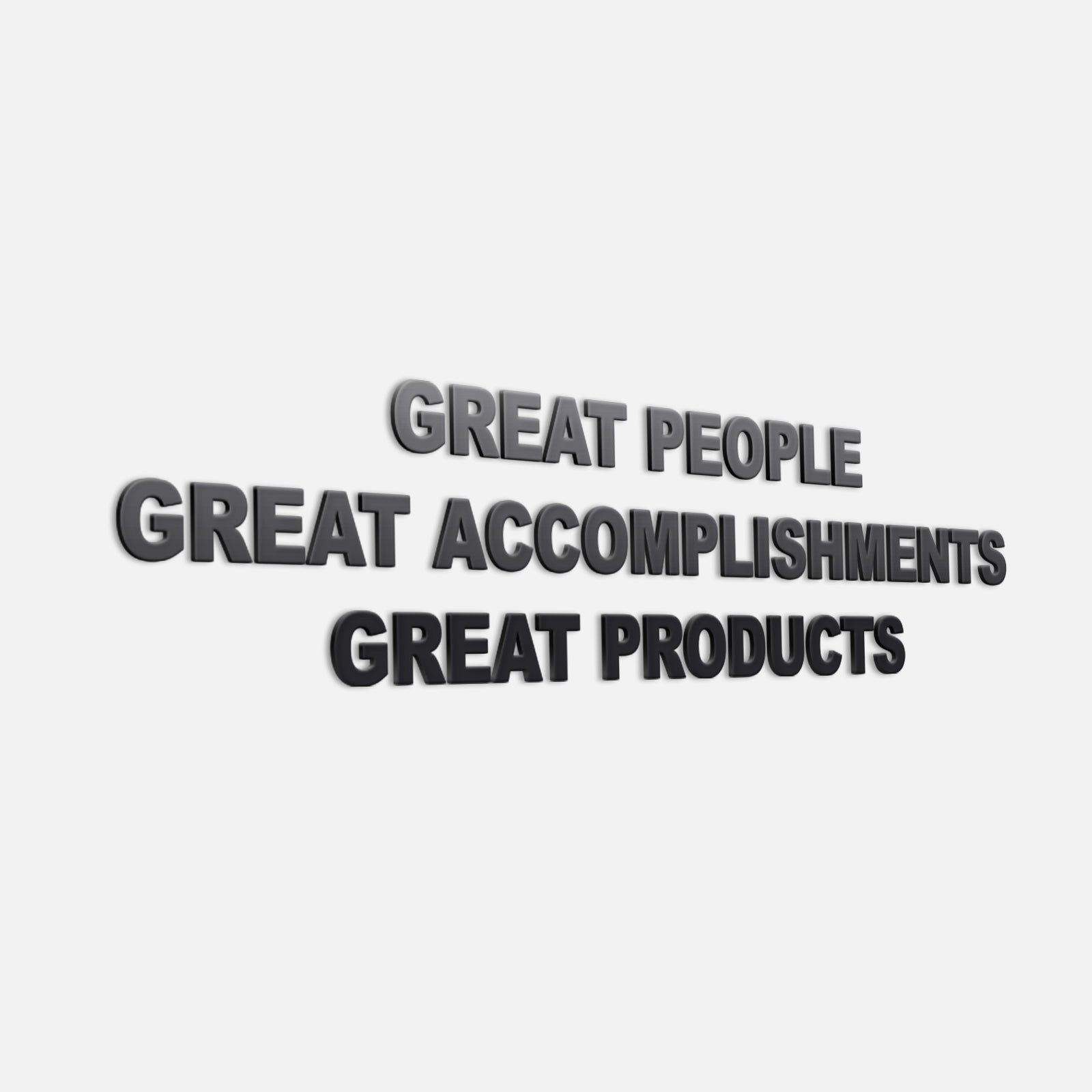 Great People, Great Accomplishments | 3D Office Decor-1