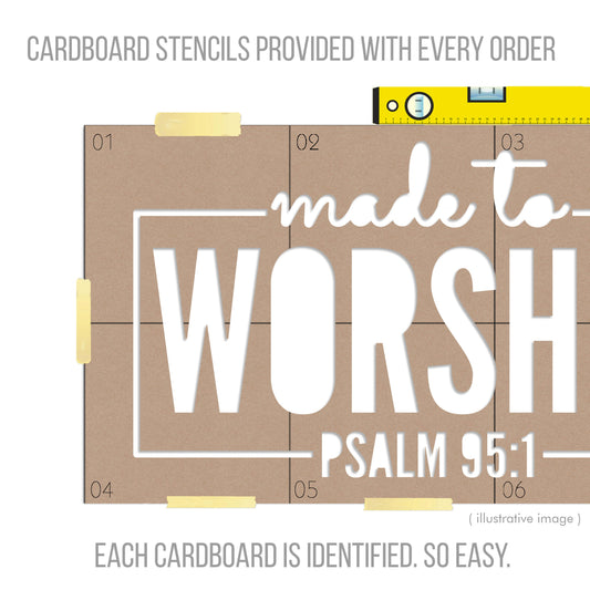 Made to Worship Psalm 95:1 3D Wall Decor-3