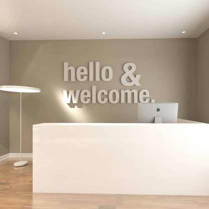 Hello and Welcome Office Design 3D-1