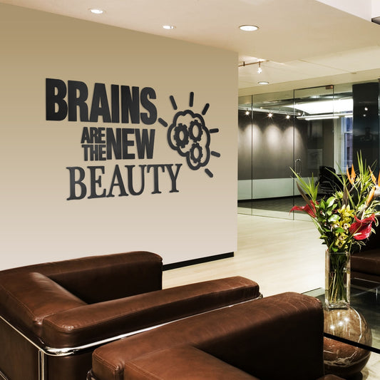 Brains are the New Beauty Office Decor Ideas-0