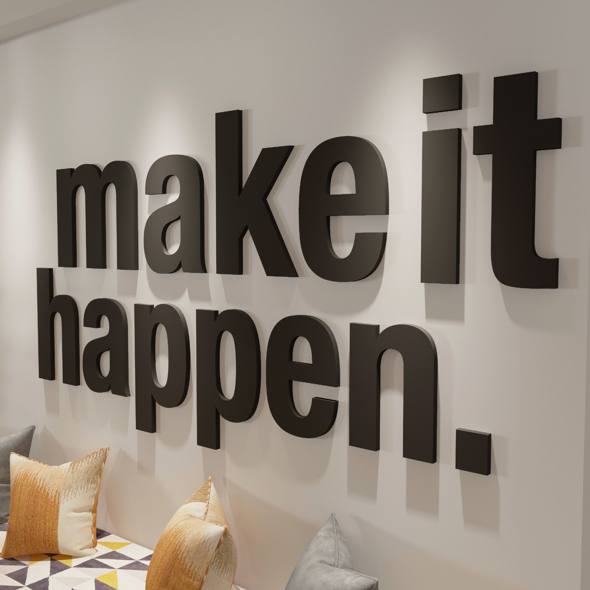 Make it Happen 3D Office Decor-2