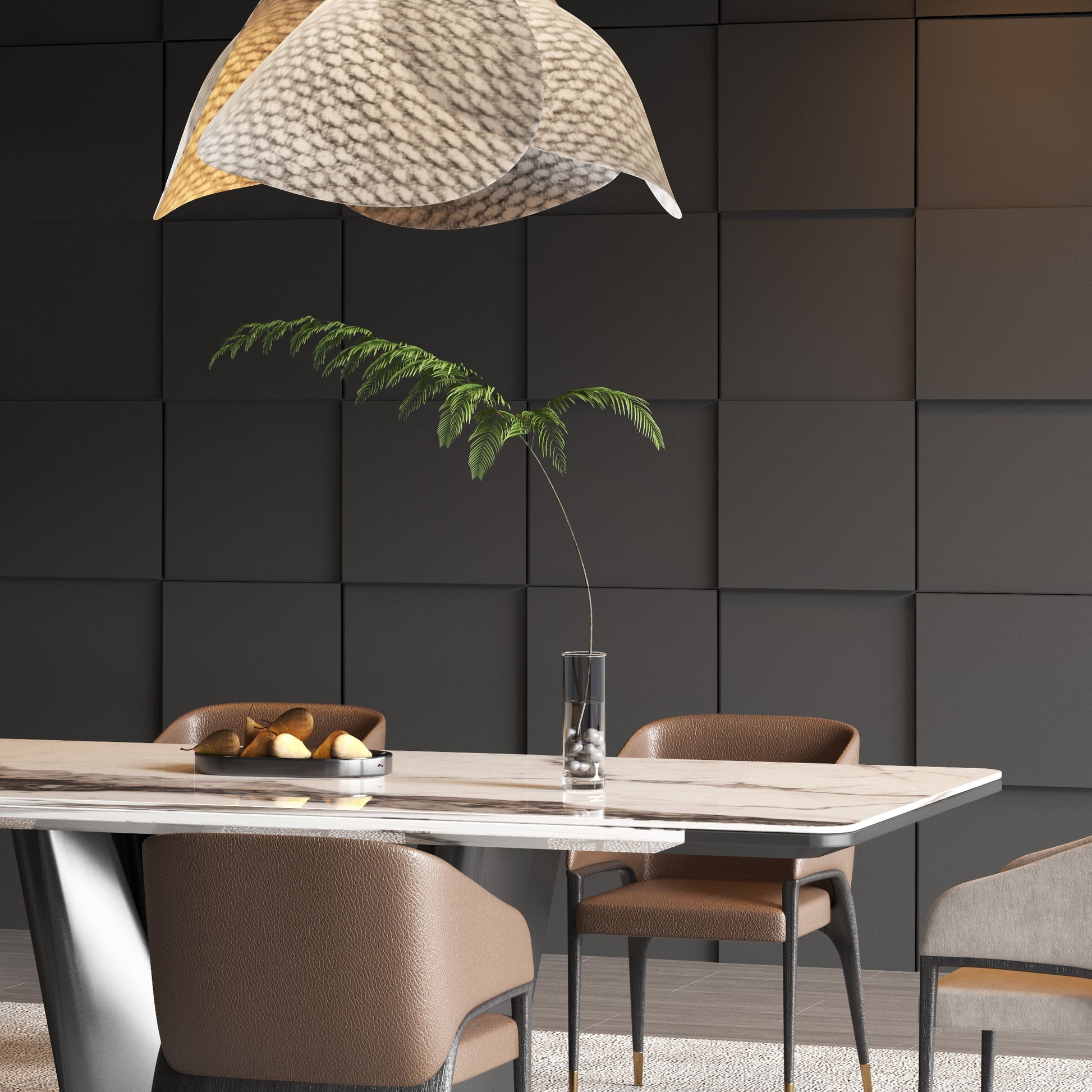 Dark Grey Modular Squares-1
