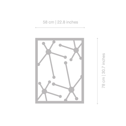 Atomic Stars Wainscot Wall Panels-4