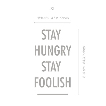 Stay Hungry Stay Foolish wall sticker-3