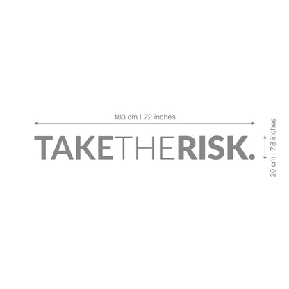 Take the Risk 3D Office Wall Decor-3