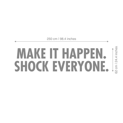 Shock Everyone 3D Office Wall Art-2
