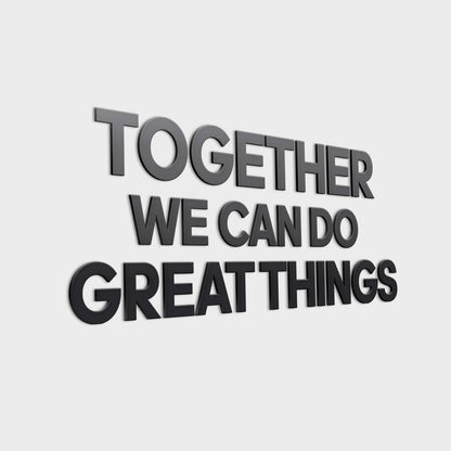 Together 3D Office Wall Decor-1