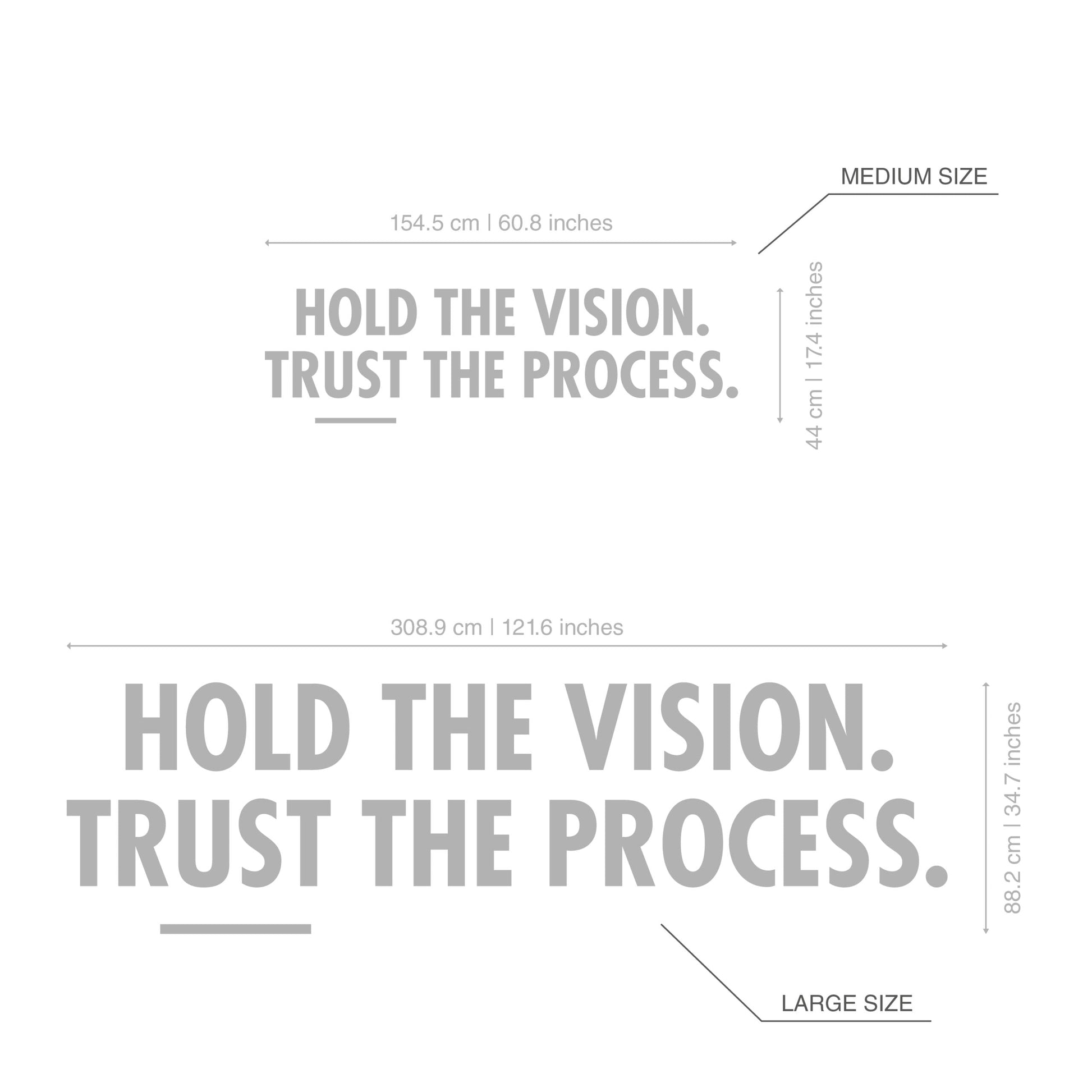 Trust The Process 3D Office Decor-2
