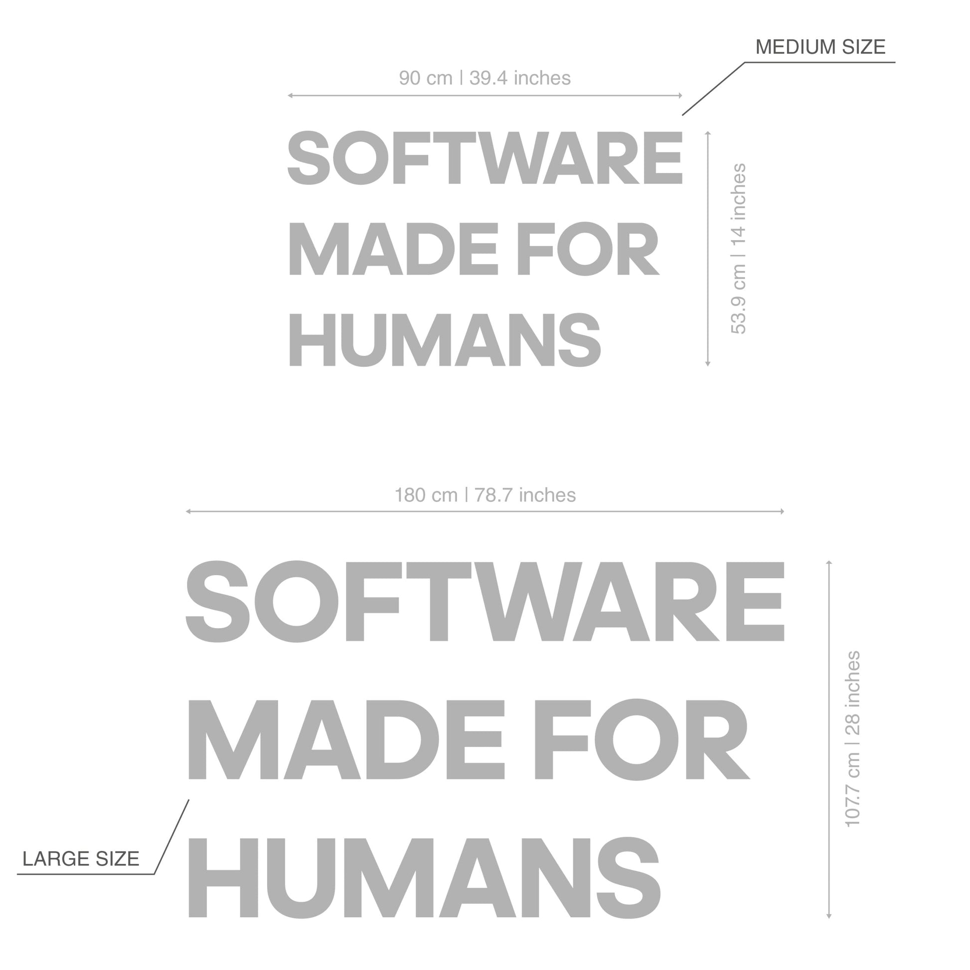 Software Made for Humans Office Decor-3