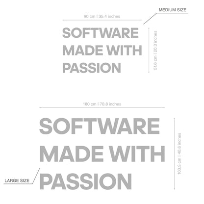 Software Made With Passion Office Decor-3