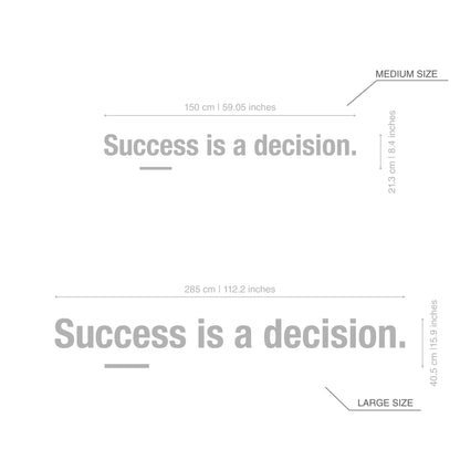 Success Is A Decision Office Decor-2