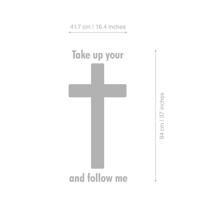 Take Up Your Cross and Follow Me 3D Wall Decor-2