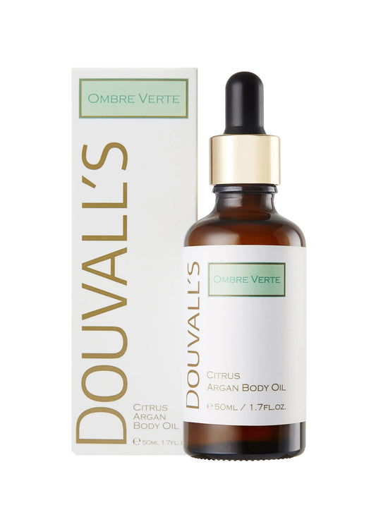 Organic Citrus Scented Argan Body Oil 50ml | Hydrating and revitalising with pure essential oils Douvalls Beauty
