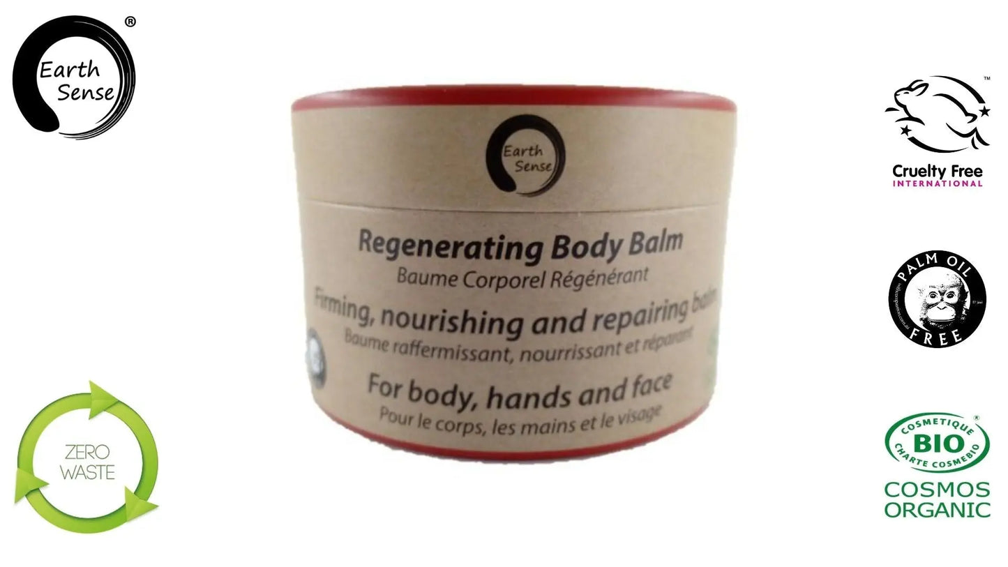 Organic Regenerating Body Balm with Ylang Ylang 100ml - For Face, hands and whole body Earthsenseorganics