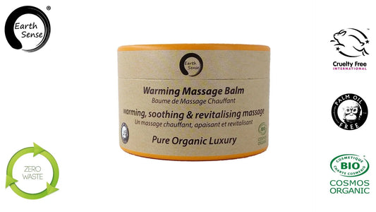 Organic Warming Massage Balm 100ml - For Face, hands, arms & whole body - 1 piece Earthsenseorganics