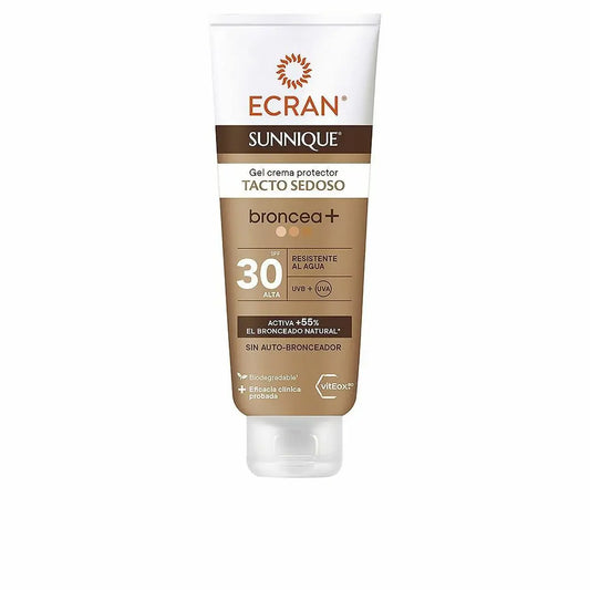 Sun Screen Gel Ecran Sunnique Broncea+ Cream SPF 30 (250 ml) Ecran